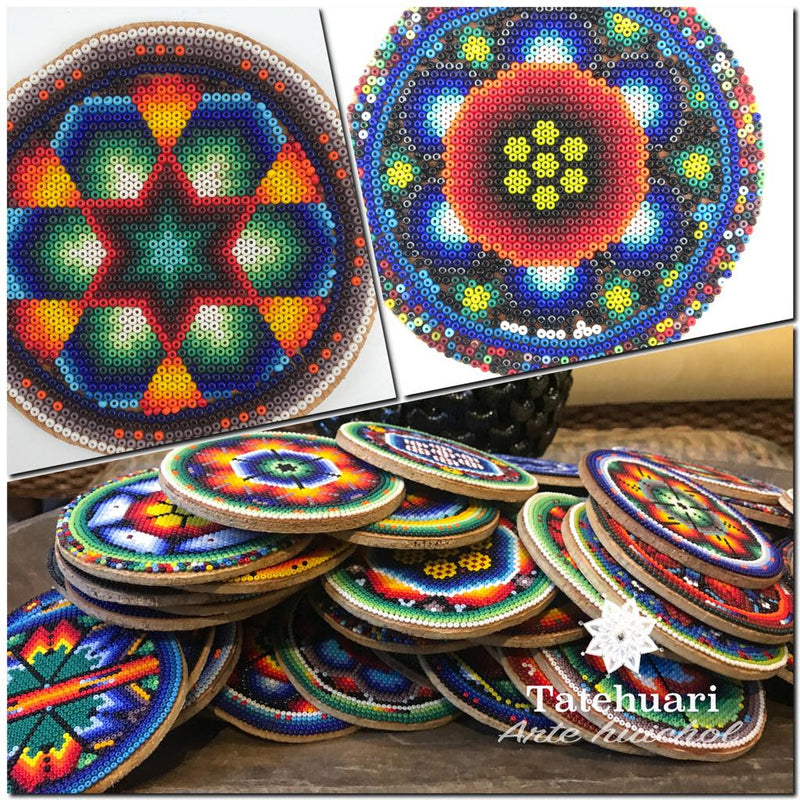 Círculos de Chaquira - Artesanía Huichol