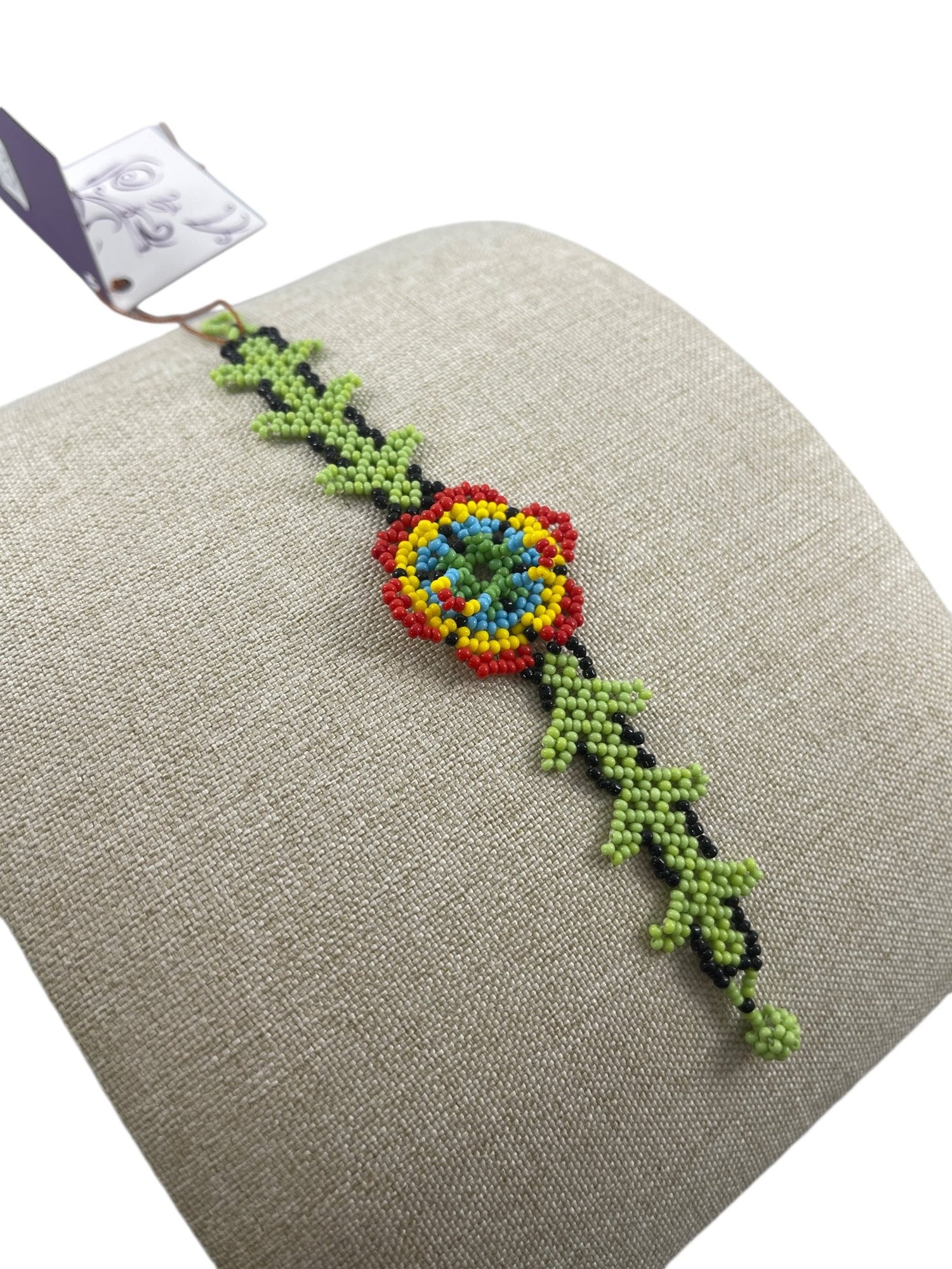 Pulsera de Chaquira PC04florroja