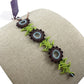 Pulsera de Chaquira PC04floresmoradas