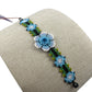 Pulsera de Chaquira PC05florazulbajito