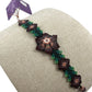 Pulsera de Chaquira PC05flormorada