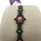 Pulsera de Chaquira PC05flormorada