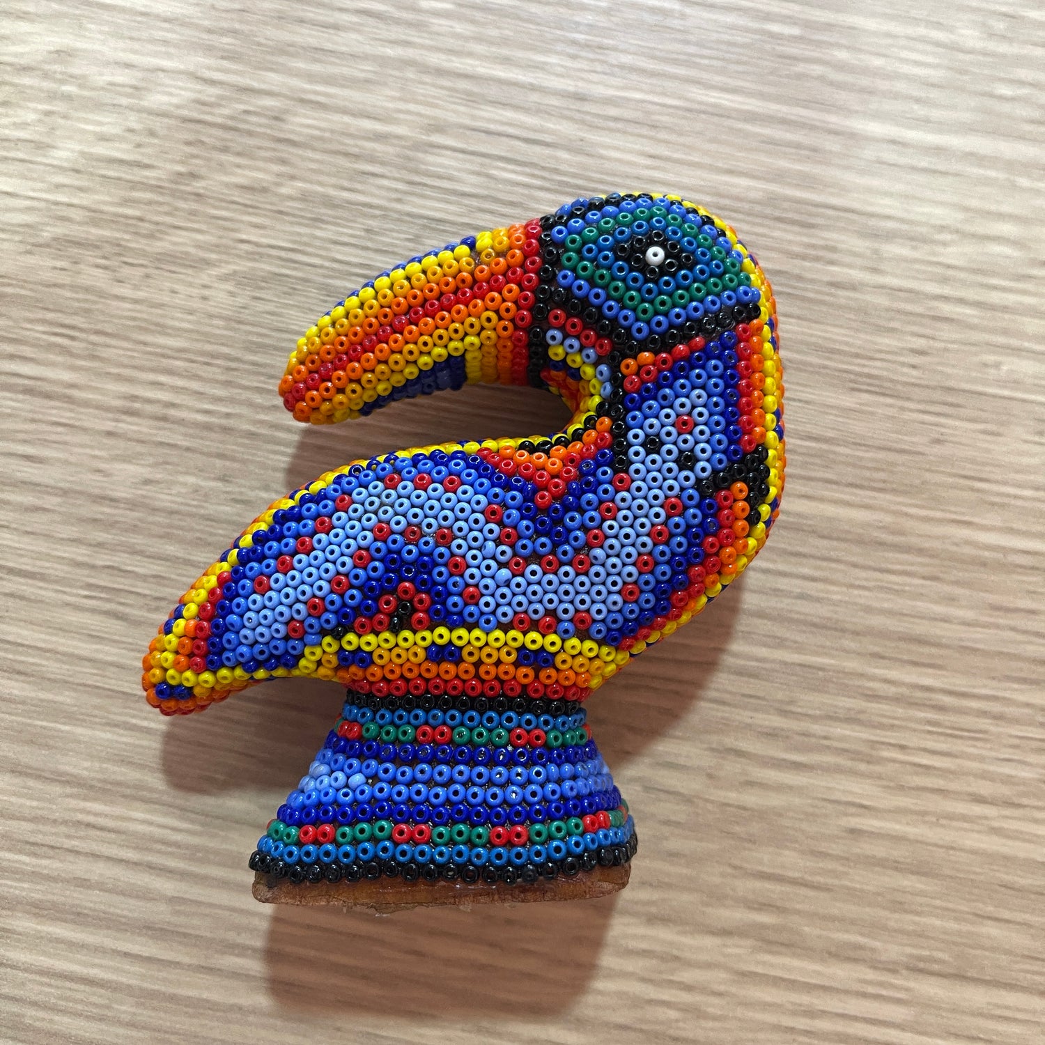 Swimming Duck - Huichol Art