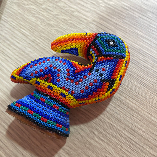 Swimming Duck - Huichol Art