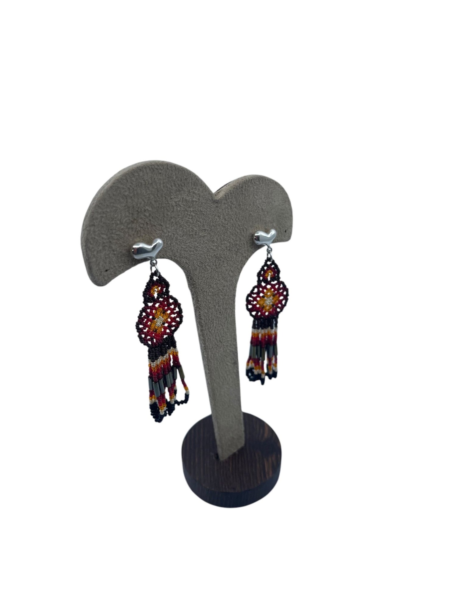 Aretes de chaquira Achfina05