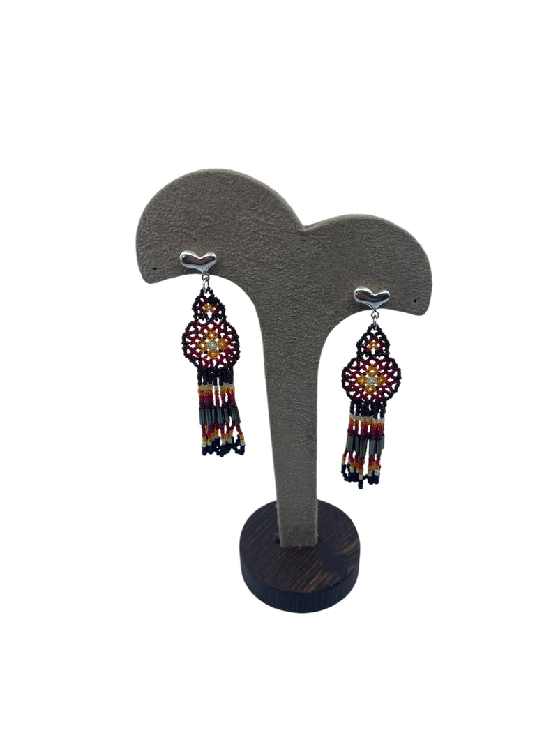 Aretes de chaquira Achfina05