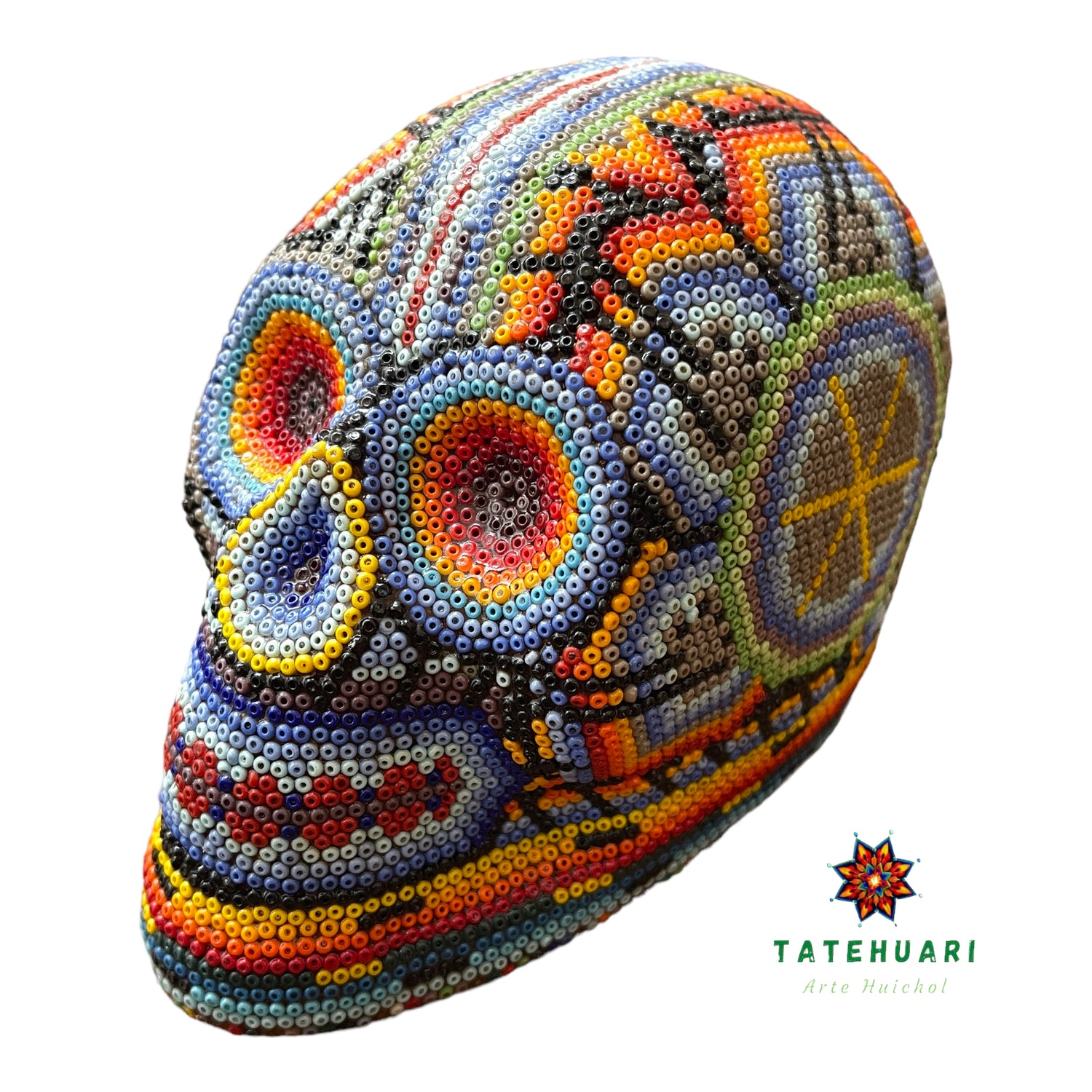 Calavera de Chaquira - Arte Huichol