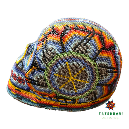 Chaquira Skull - Huichol Art