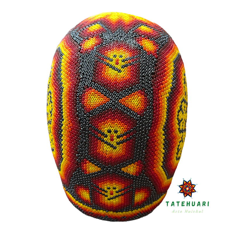 Calavera de Chaquira - Arte Huichol