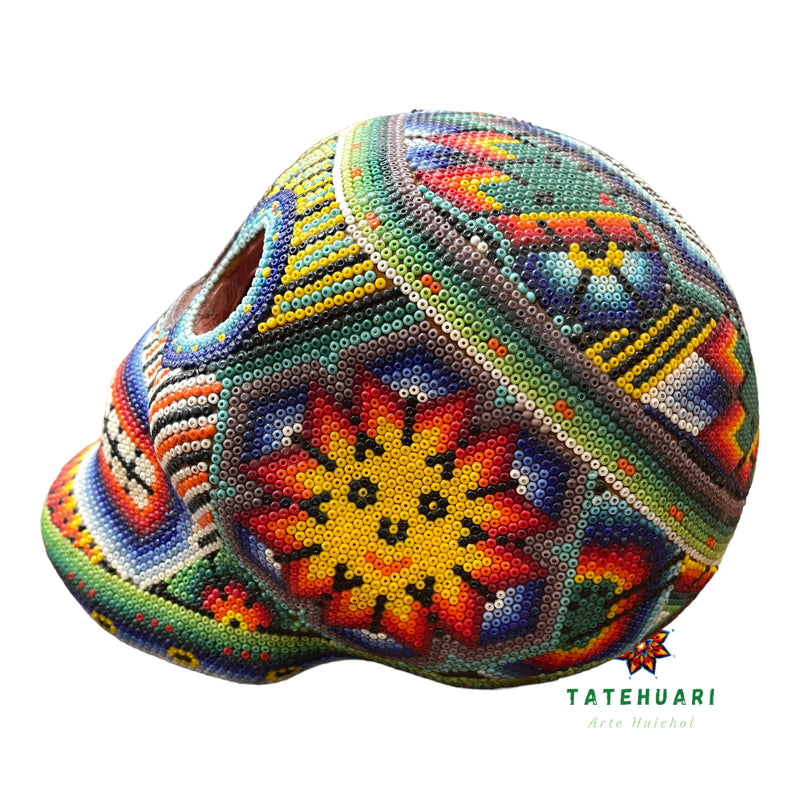 Calavera de Chaquira - Arte Huichol