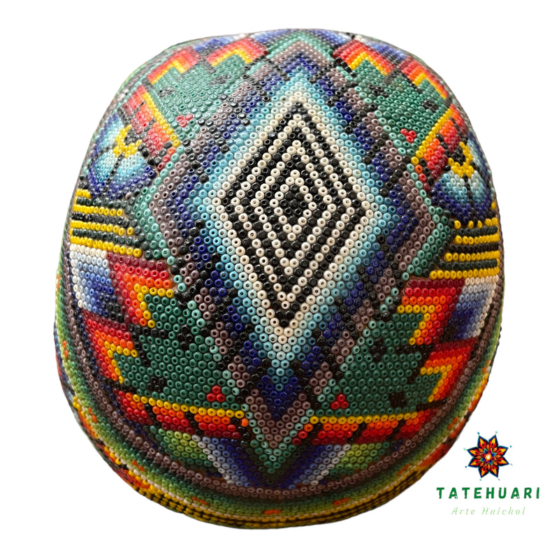 Calavera de Chaquira - Arte Huichol