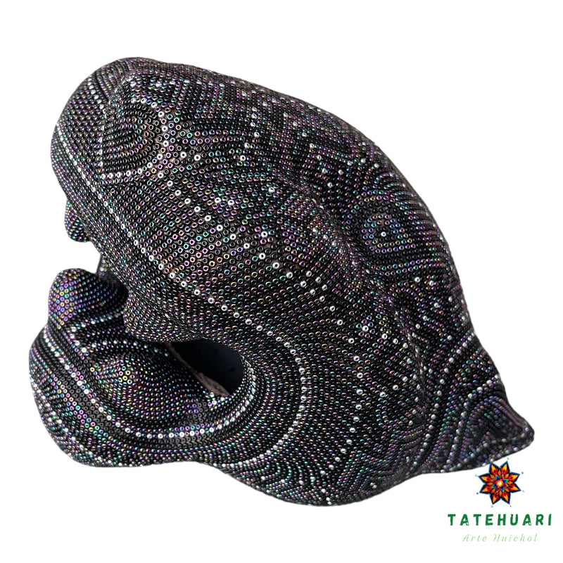 Tête de Jaguar - Art Huichol