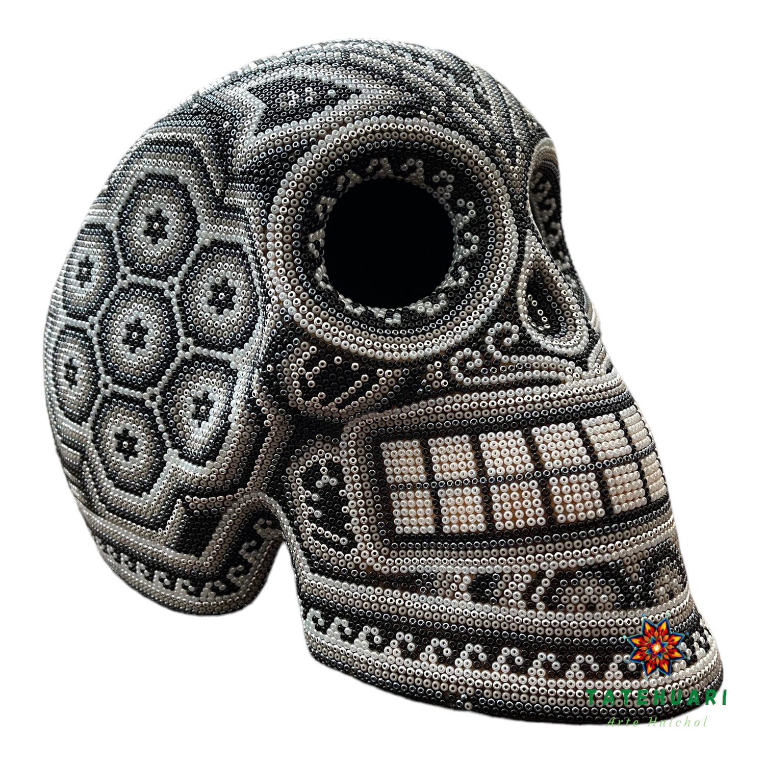 Calavera de Chaquira - Arte Huichol