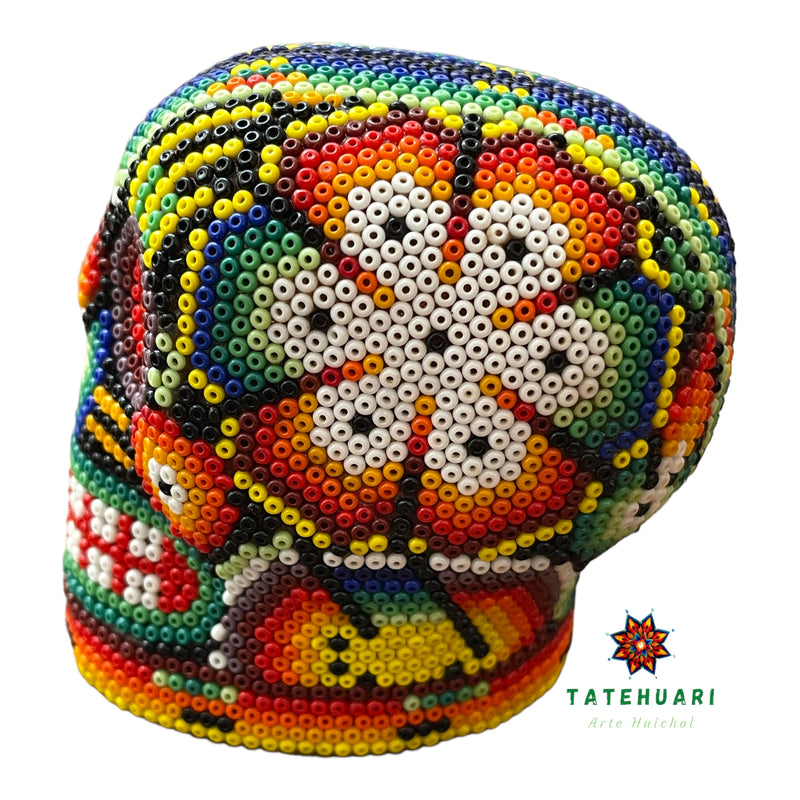 Calavera de Chaquira - Arte Huichol