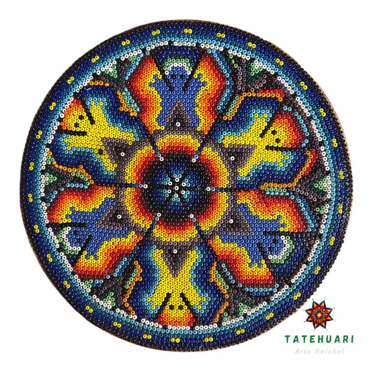 Large Circle - Huichol Art