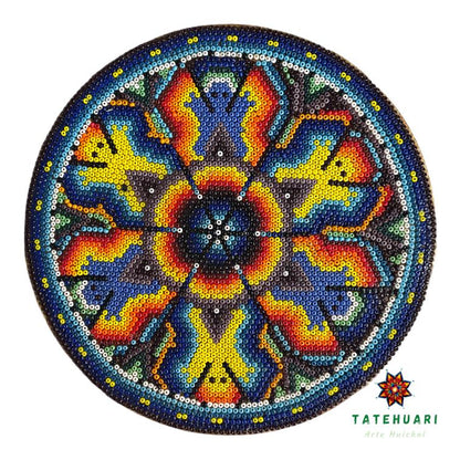 Large Circle - Huichol Art