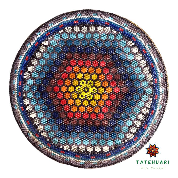 Large Circle - Huichol Art