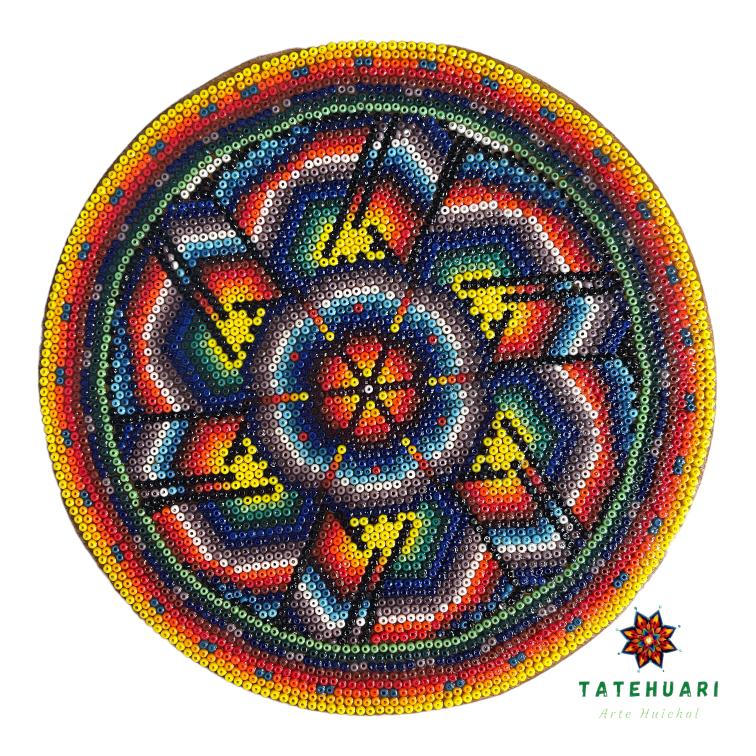 Large Circle - Huichol Art