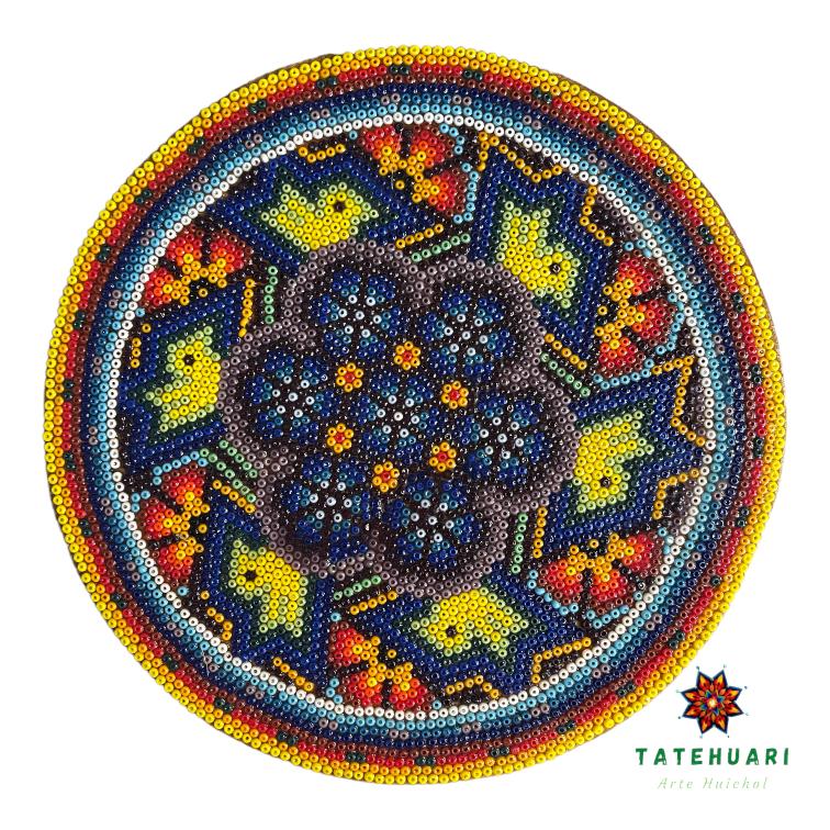 Large Circle - Huichol Art