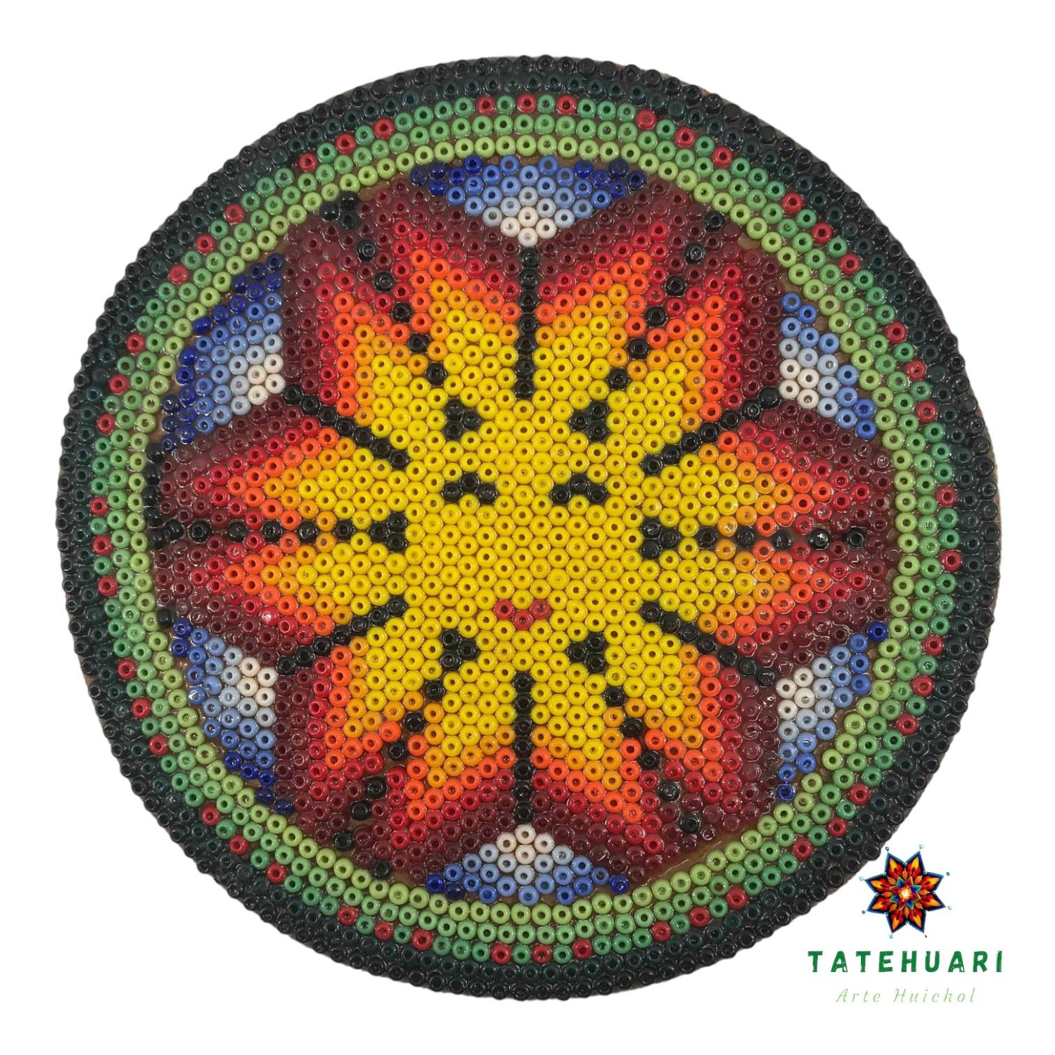 Large Circle - Huichol Art