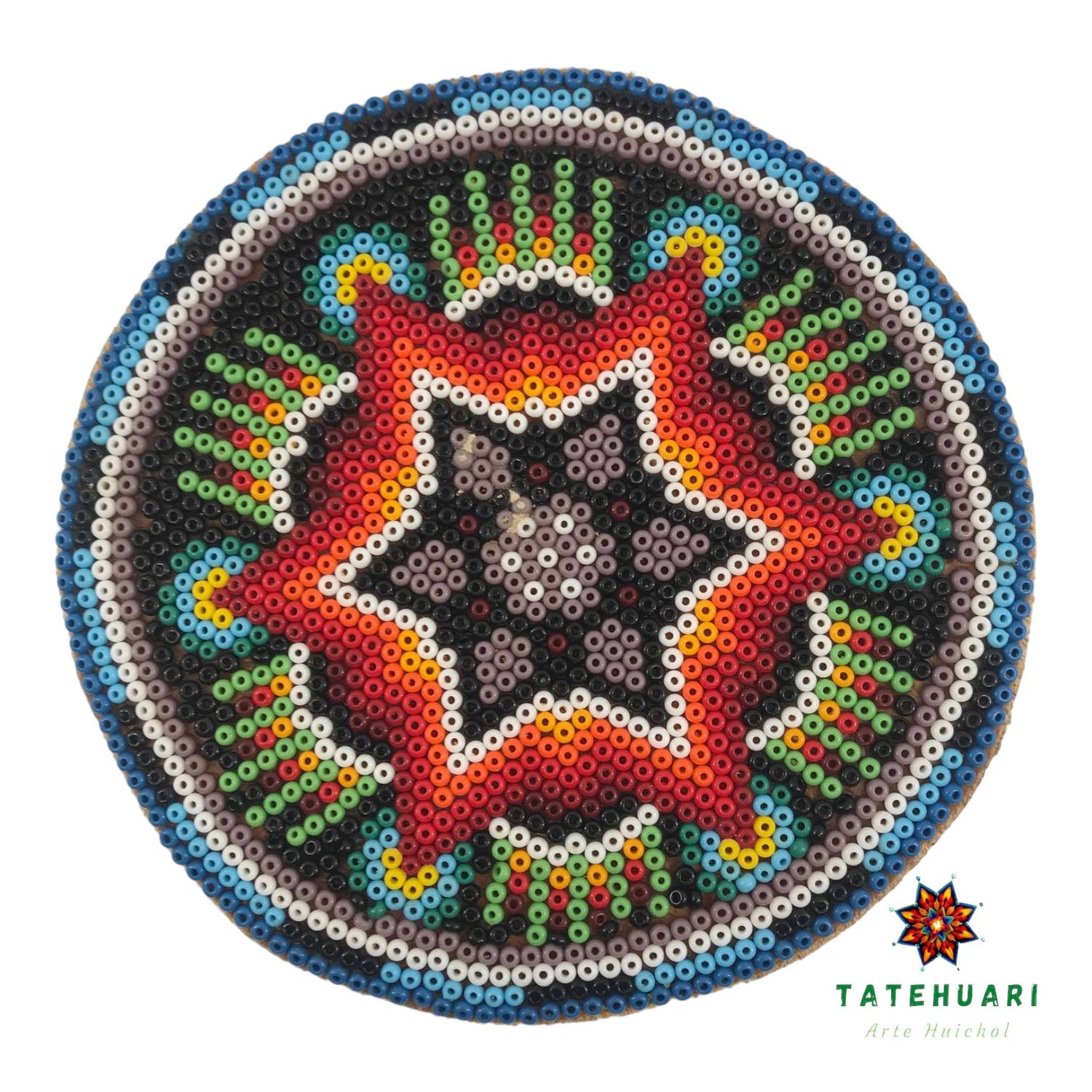 Large Circle - Huichol Art