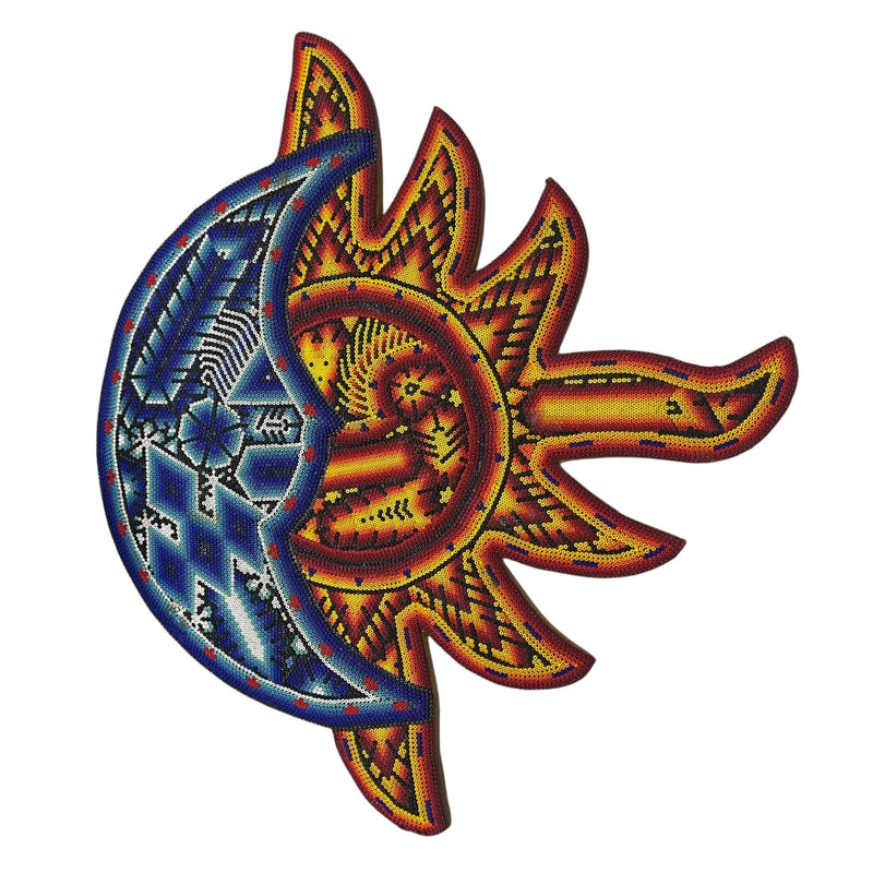 Moon - Huichol Art