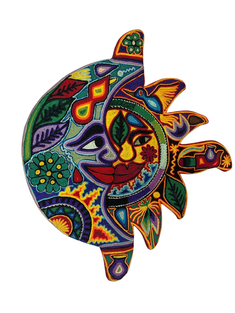 Moon - Huichol Art