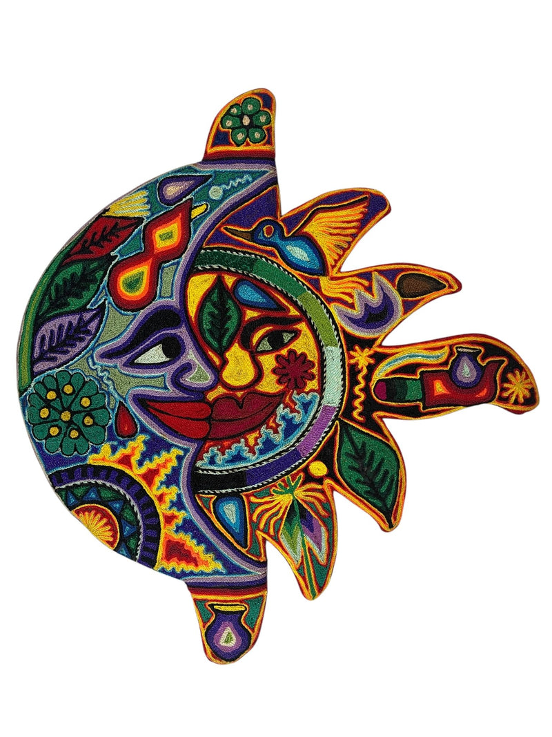 Moon - Huichol Art