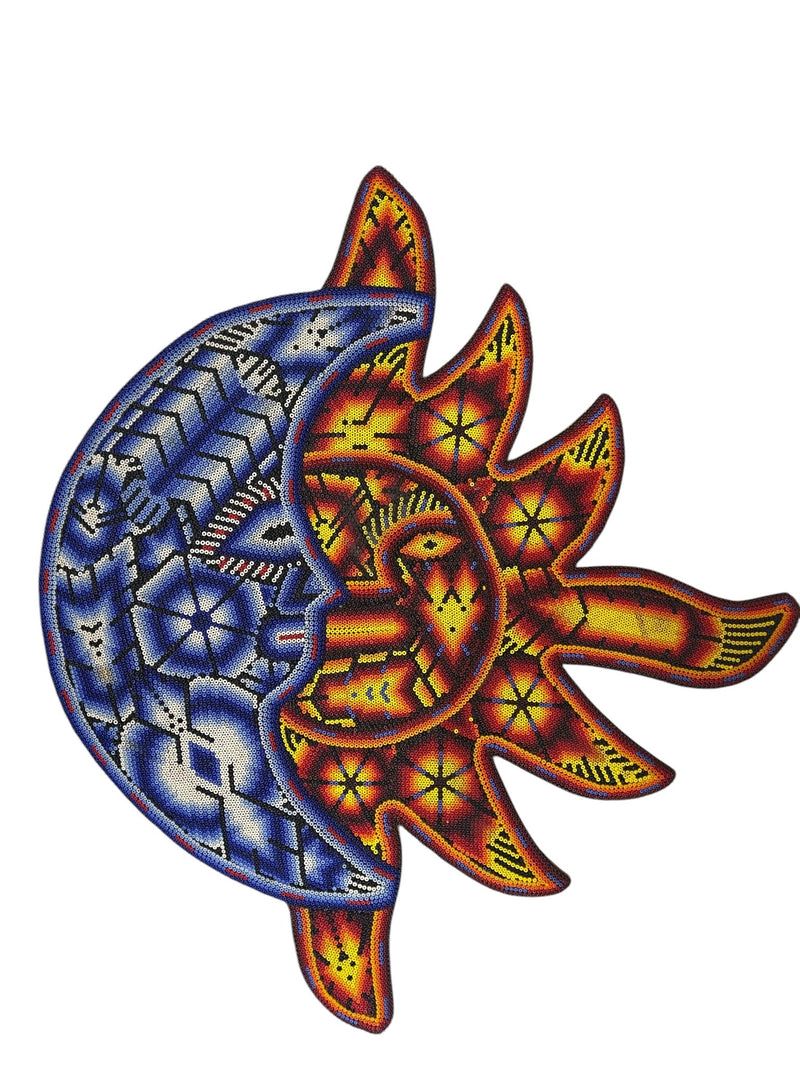 Moon - Huichol Art