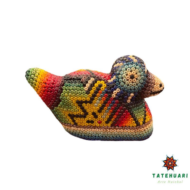 Swimming Duck - Huichol Art