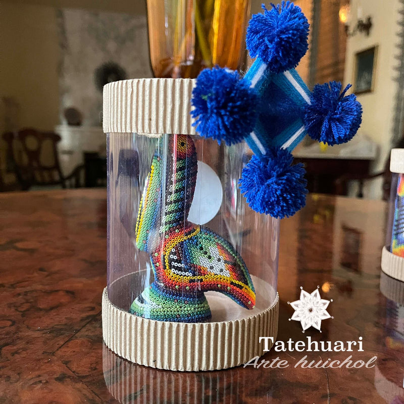 Figura Mediana de Chaquira - Artesanía Huichol