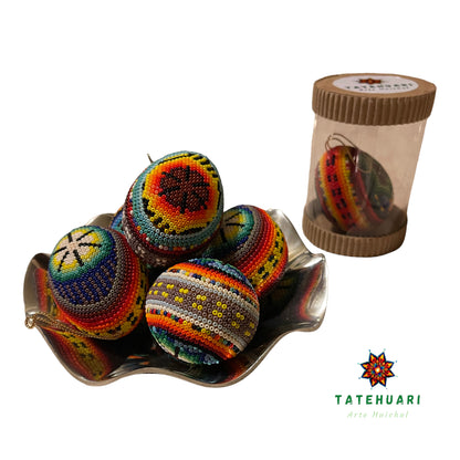 Chaquira Eggs - Huichol Art