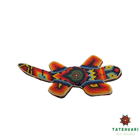 Iguana - Arte Huichol