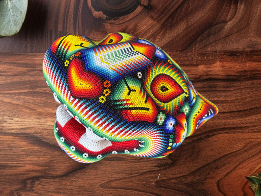 Cabeza de Jaguar - Arte Huichol