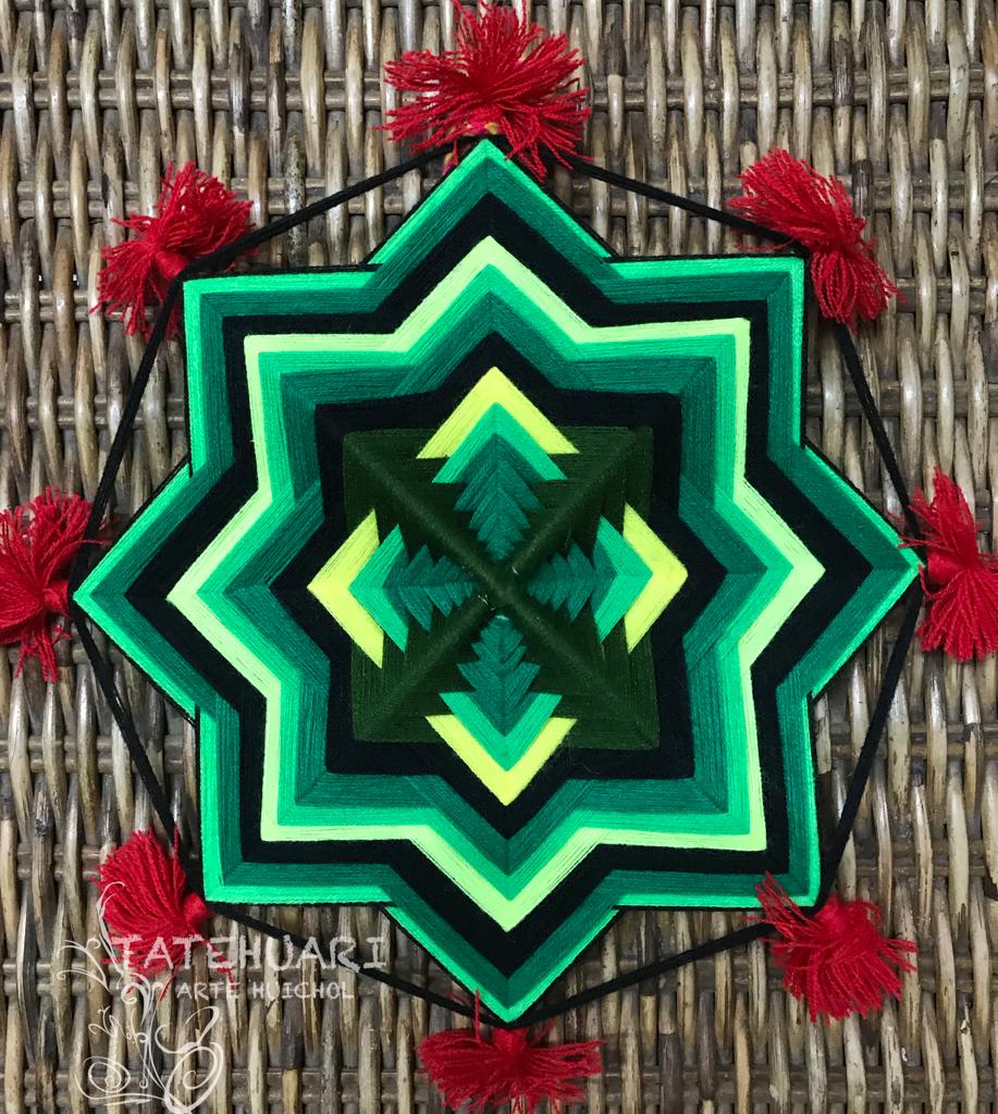 Ojo De Dios Sayulita Mediano - Artesanía Huichol