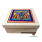 Caja Grande de Madera - Artesanía Huichol