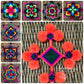 Ojo De Dios Sayulita Extra Grande - Artesanía Huichol