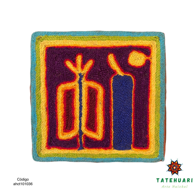 Cuadro o Tabla de Estambre 10 X 10 cms