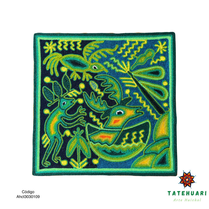 Cuadro o Tabla de Estambre 30 X 30 cms