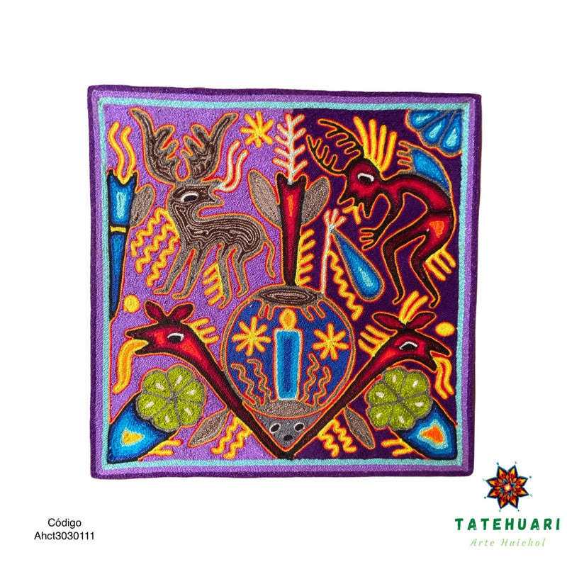 Cuadro o Tabla de Estambre 30 X 30 cms