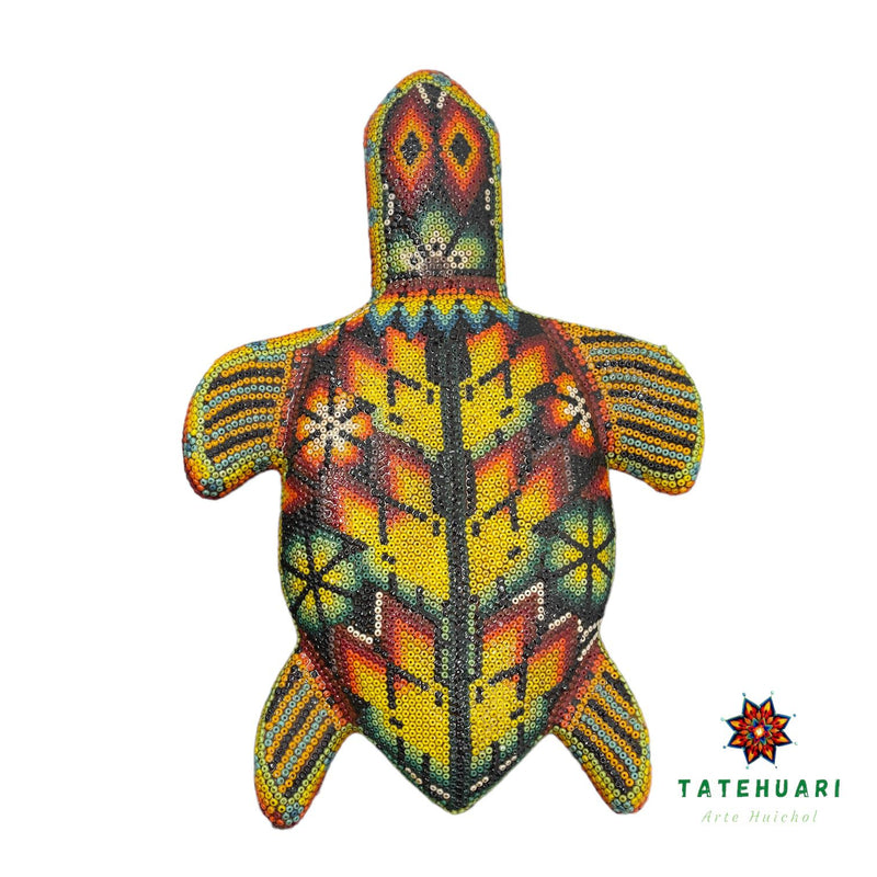 Sea Turtle - Huichol Art