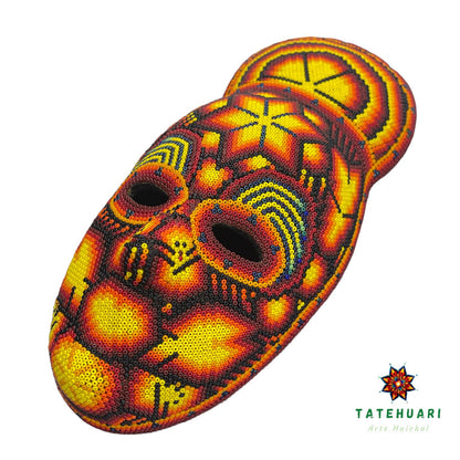 Masque touffeté - Art Huichol