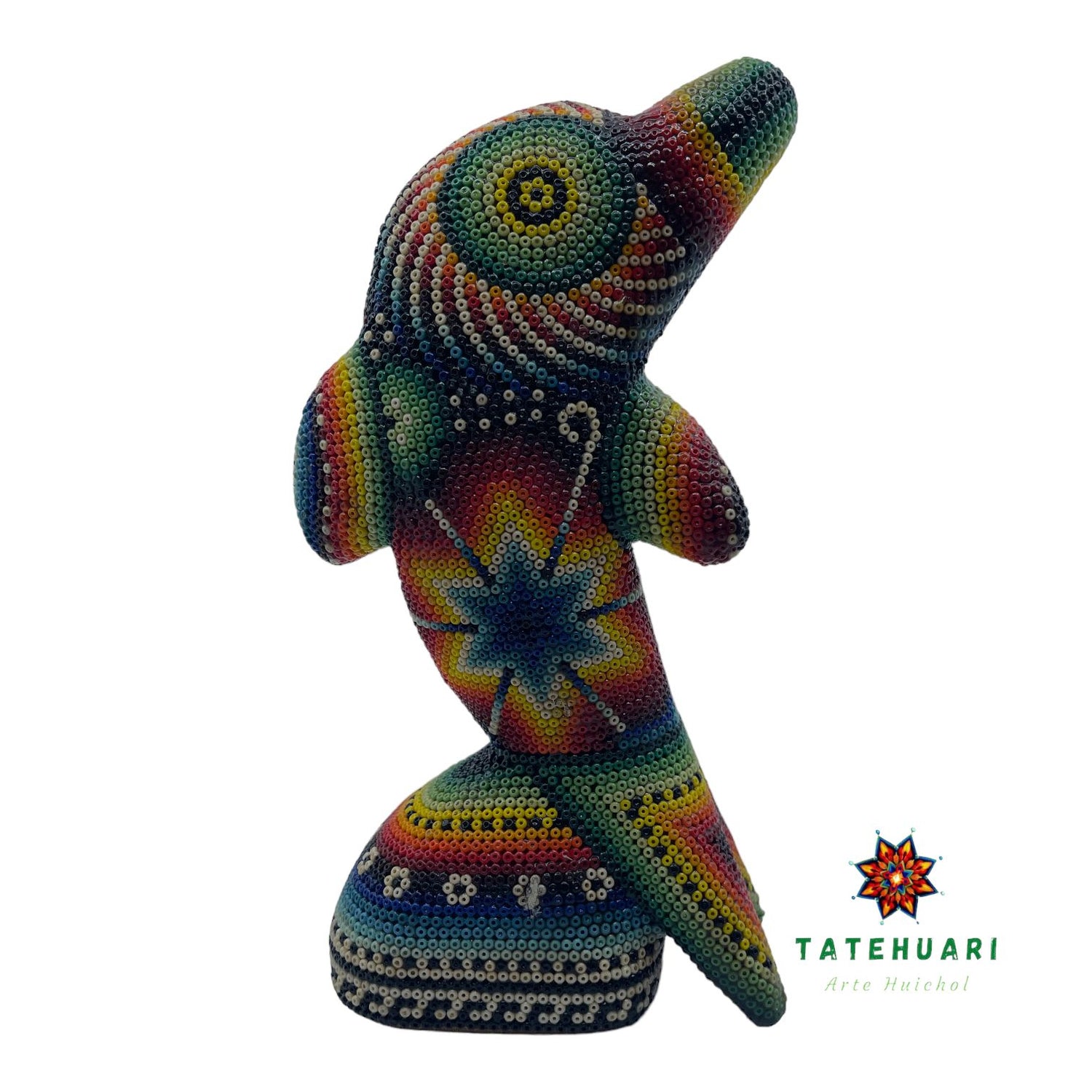 Dolphin Chaquira - Huichol Art