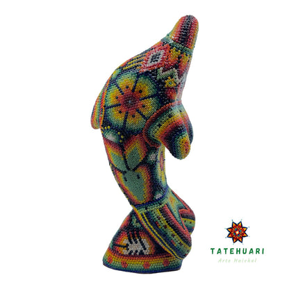 Delfín Chaquira - Arte Huichol