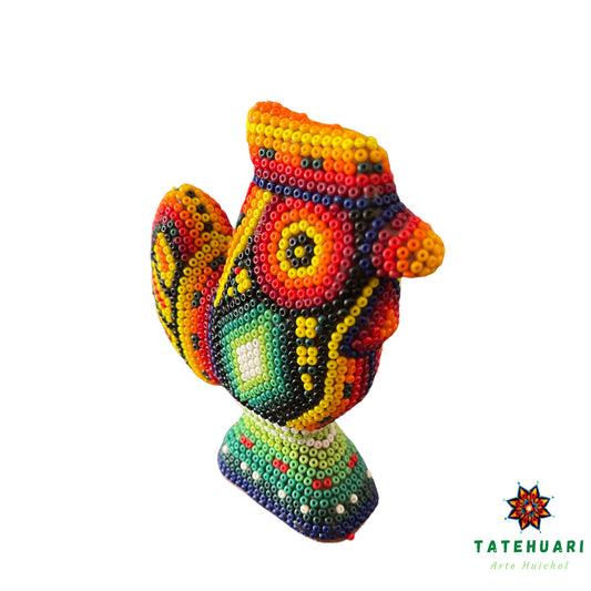 Rooster - Huichol Art