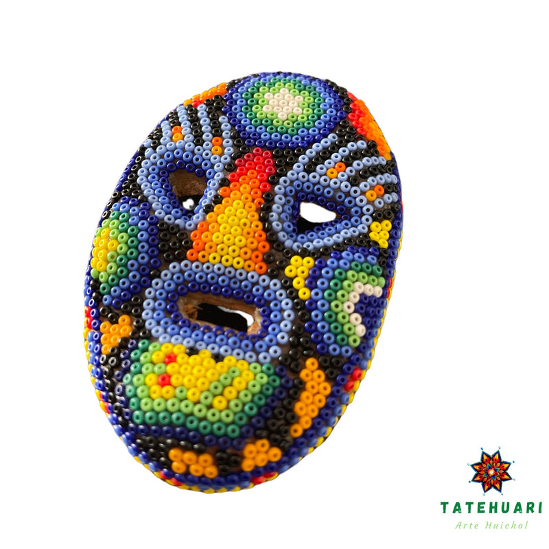 Máscara Plana - Arte Huichol