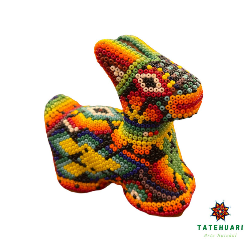 Laying Deer - Huichol Art