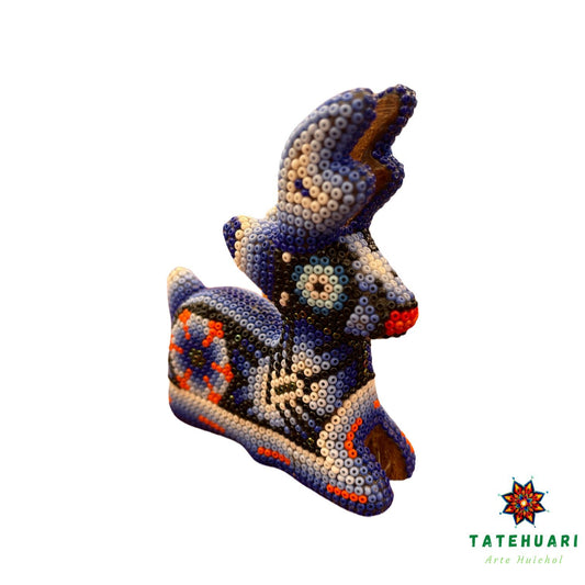 Lying Deer - Huichol Art