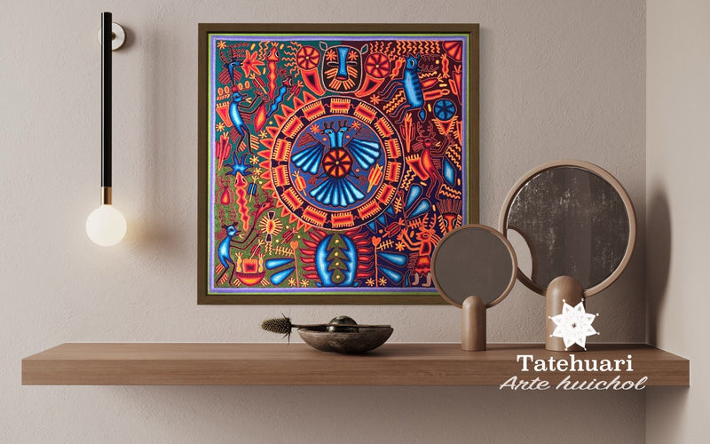 Cuadro o Tabla de Estambre 80 X 80 cms