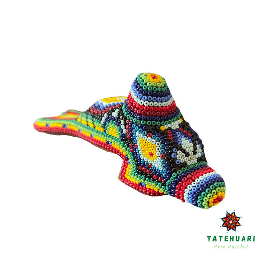 Delfín Nadando - Arte Huichol